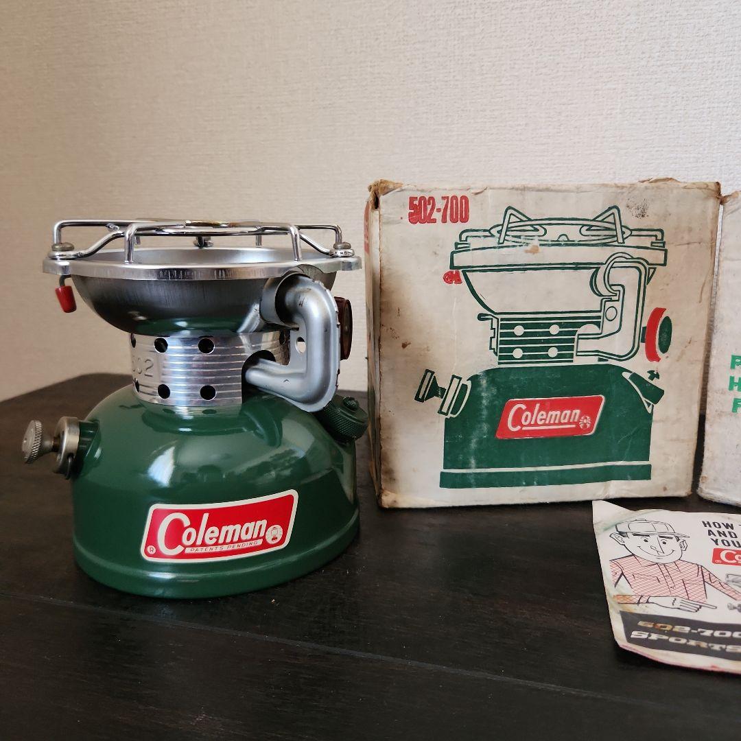 Coleman 502 シングルストーブ パテペン 1969年3月製造
