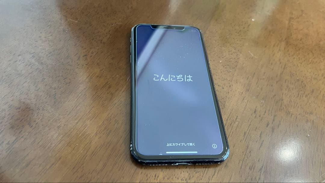 iPhone XR ブラック 背面ひび割れあり