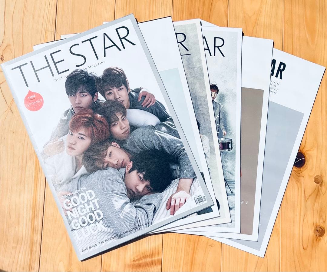 韓国版『THE STAR』 6冊 INFINITE 特集ほか 〈韓国輸入品〉