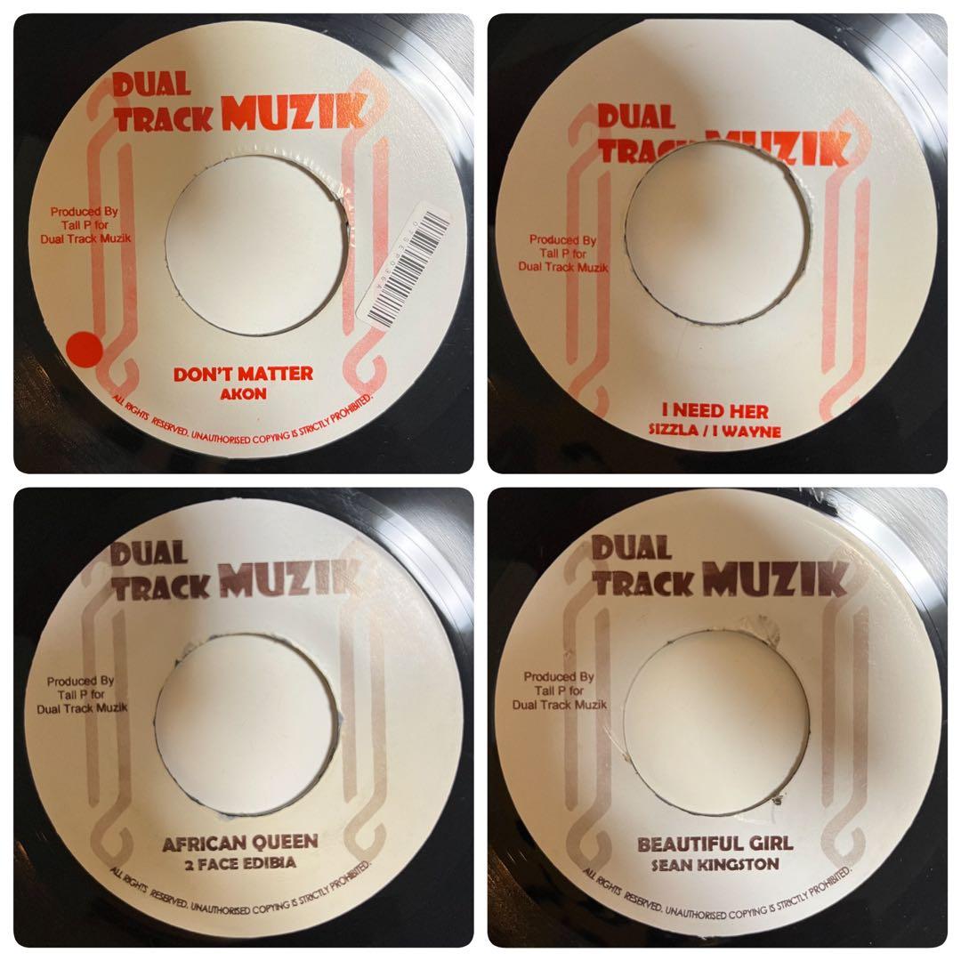 DUAL TRACK MUZIK レコード 4枚 8曲セット REMIX レゲエ