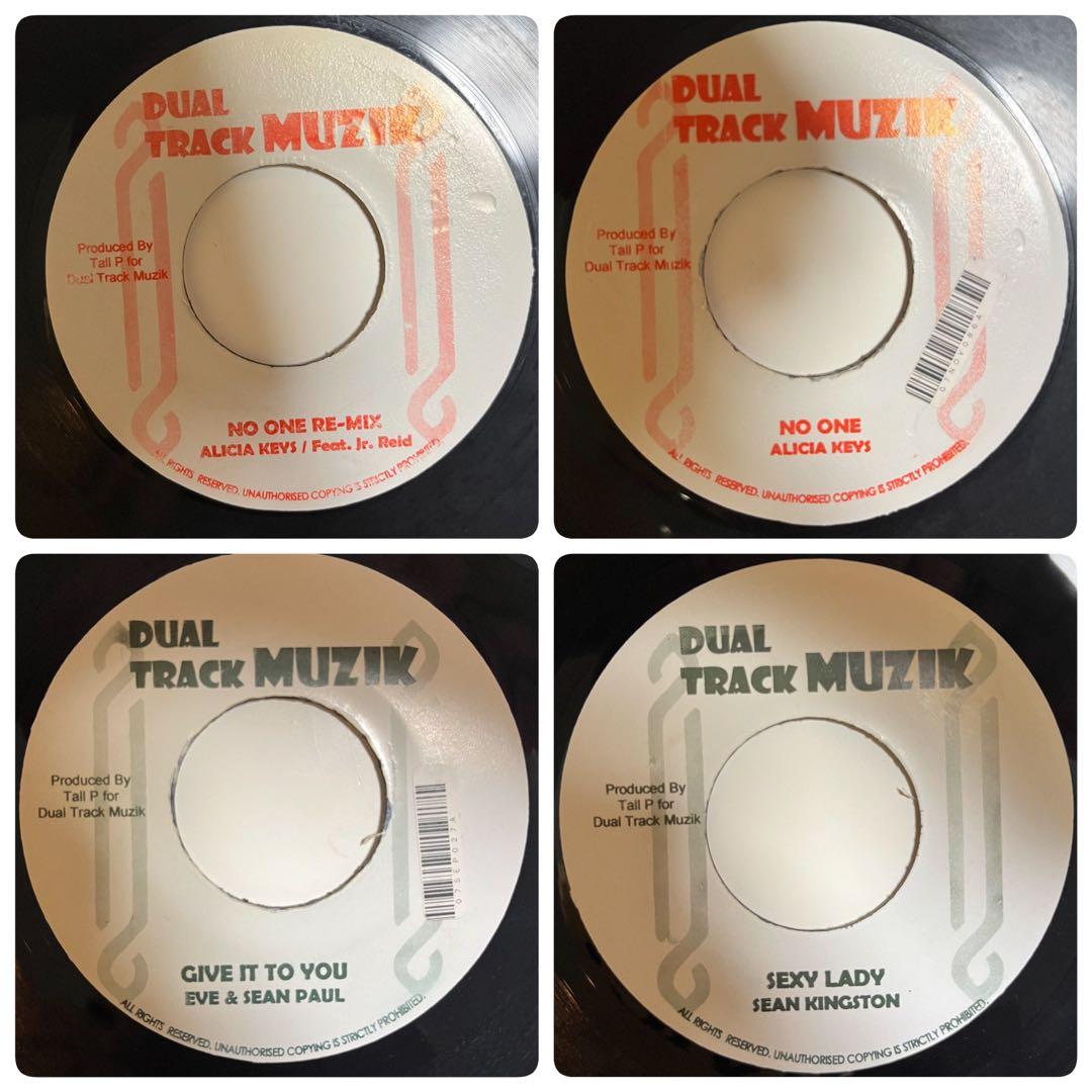 DUAL TRACK MUZIK レコード 4枚 8曲セット REMIX レゲエ