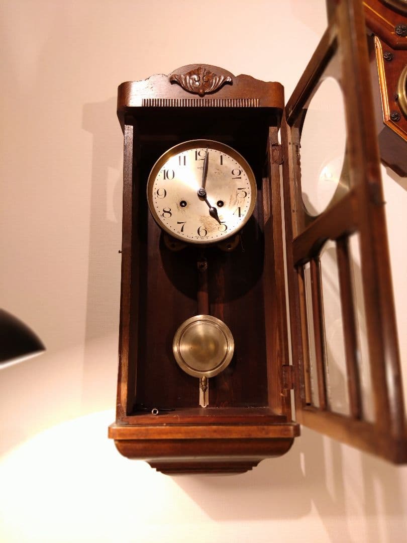 柱時計　キンツレ　ドイツ　スリゲル　アンティーク　昭和レトロ　ユンハンス　精工舎
