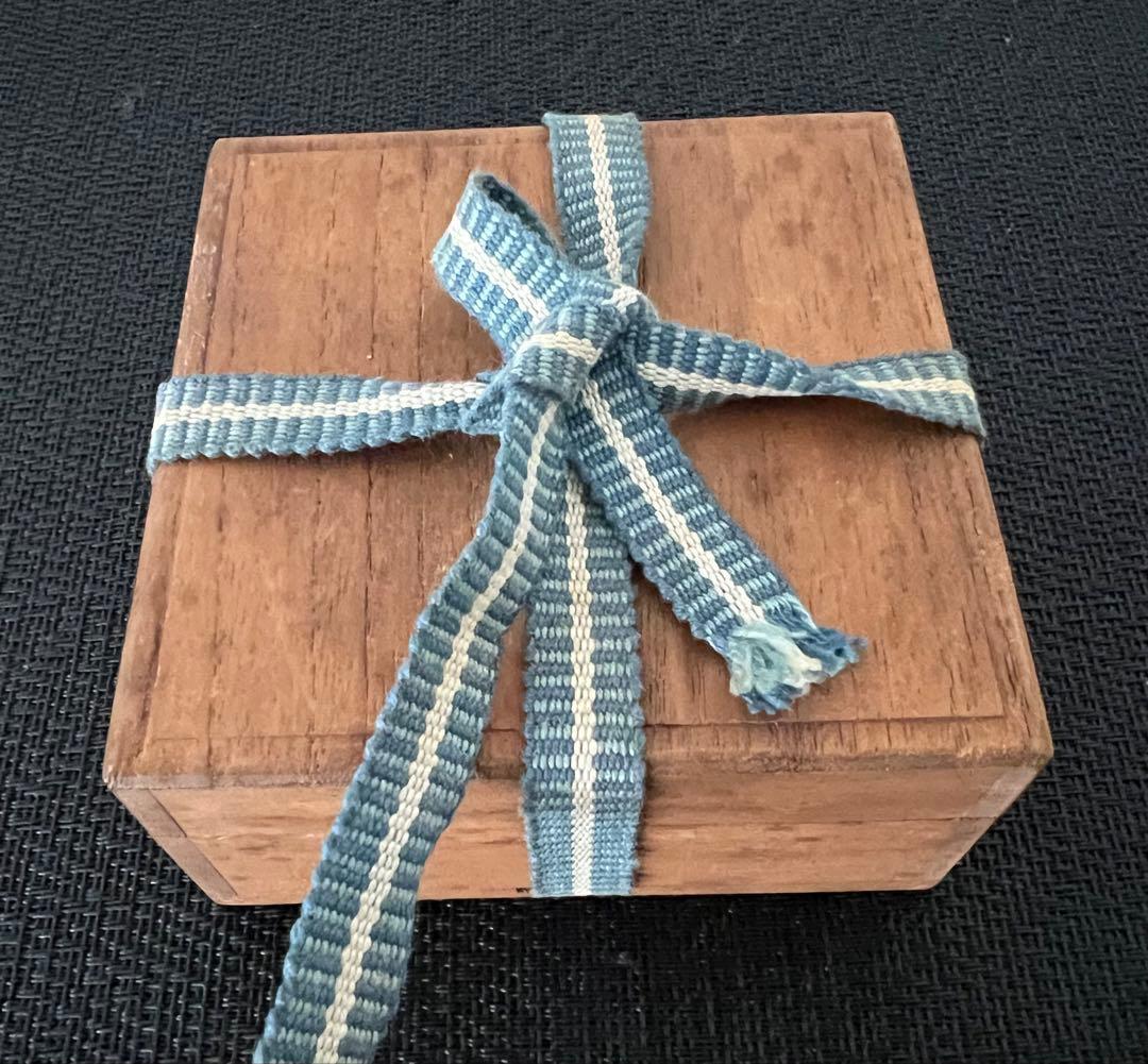 古美術 黄楊香合 箱付き アンティーク