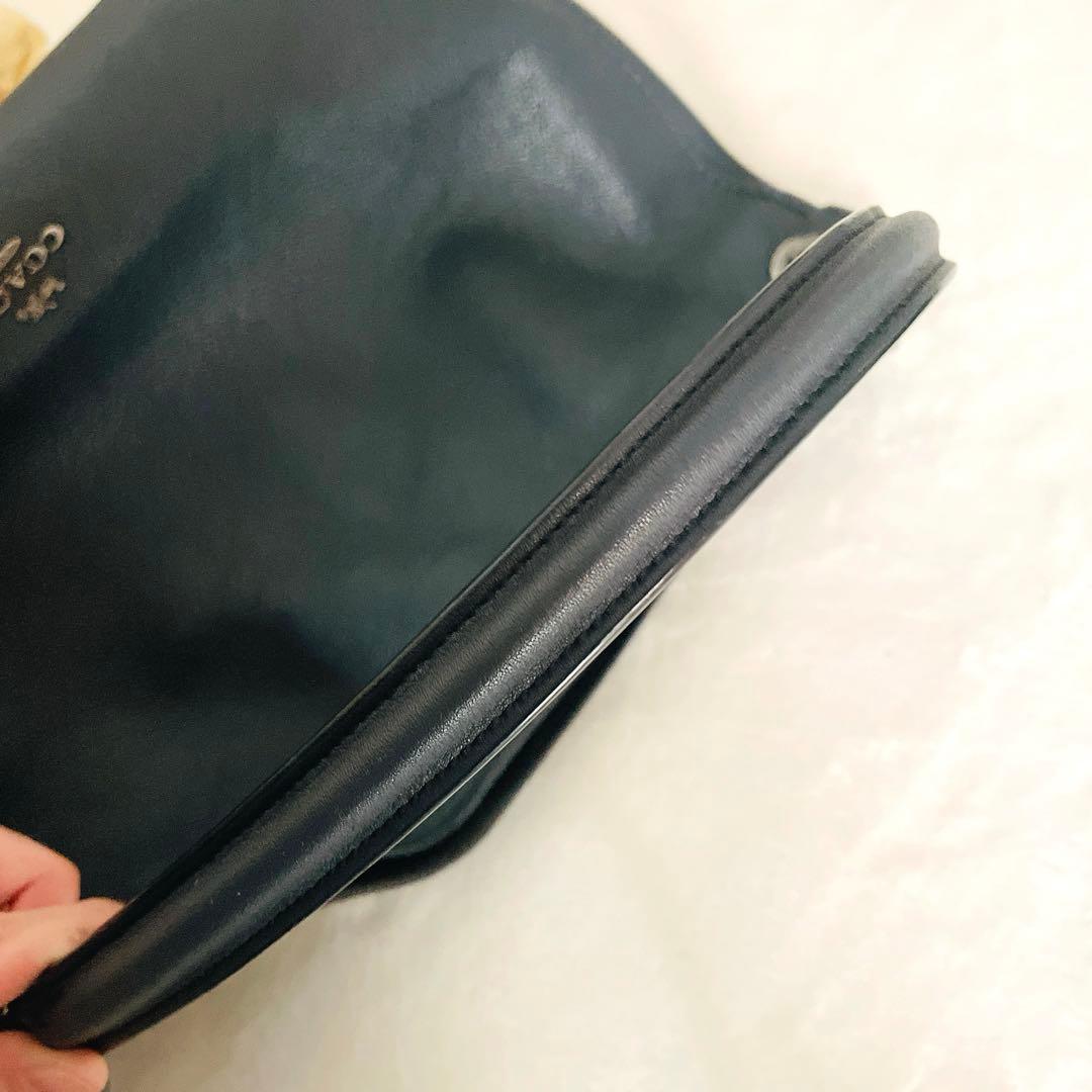 COACH クラークソン ホーボー 紺 24947 2way ショルダーバッグ