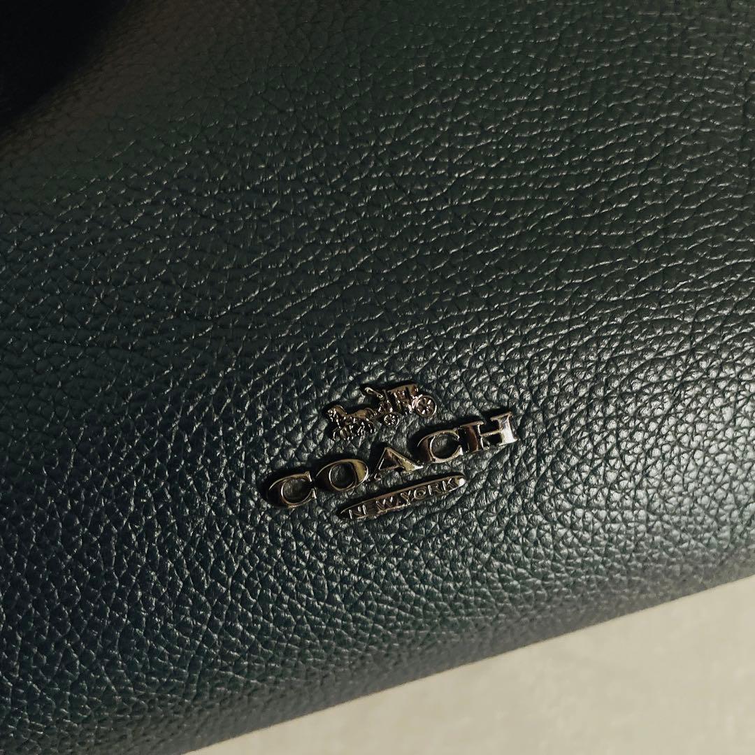 COACH クラークソン ホーボー 紺 24947 2way ショルダーバッグ