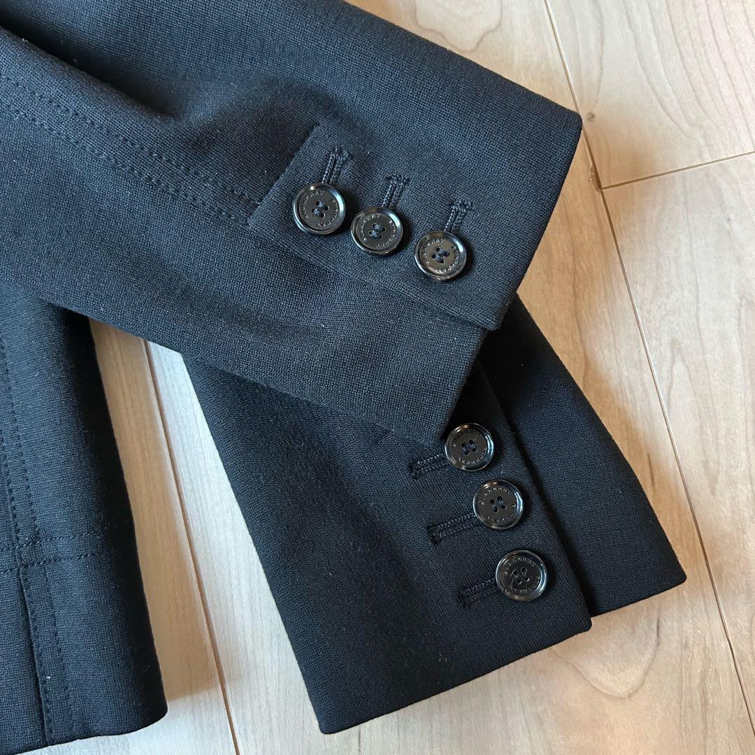 BURBERRY チルドレン 12Y メガチェック柄 テーラードジャケット 黒