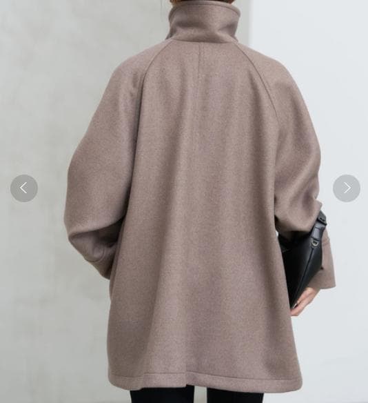 【新品・未使用】IENA イエナ 二重織シャルム オーバーコート ブラウン　38