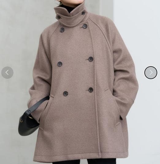 【新品・未使用】IENA イエナ 二重織シャルム オーバーコート ブラウン　38