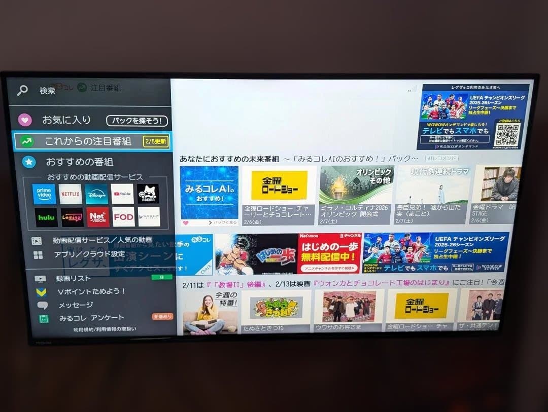 TOSHIBA REGZA 43C350X 43インチ液晶テレビ