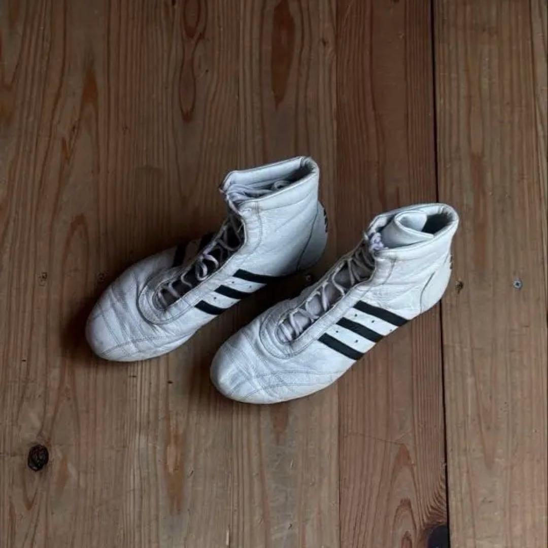 adidas ボクシングシューズ ホワイト　y2k