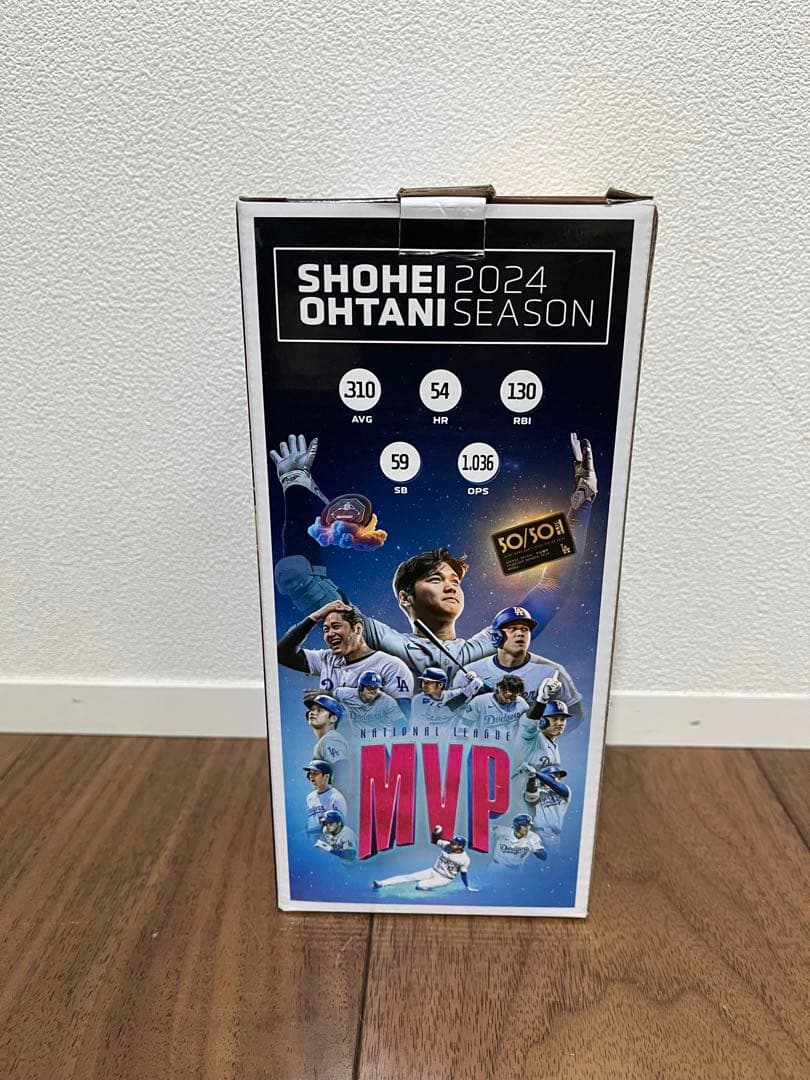 新品　ボブルヘッド人形　大谷翔平　MVP 2025/4/2 球場配布　冊子付き