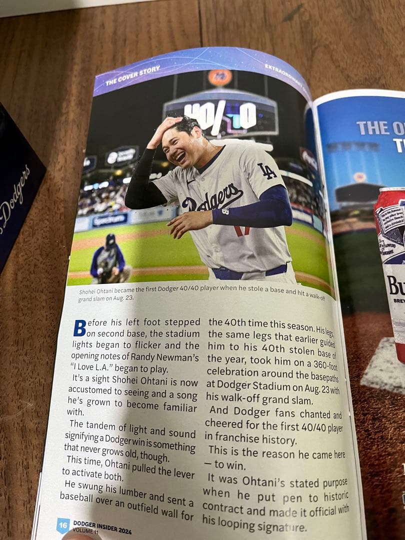 新品　ボブルヘッド人形　大谷翔平　MVP 2025/4/2 球場配布　冊子付き