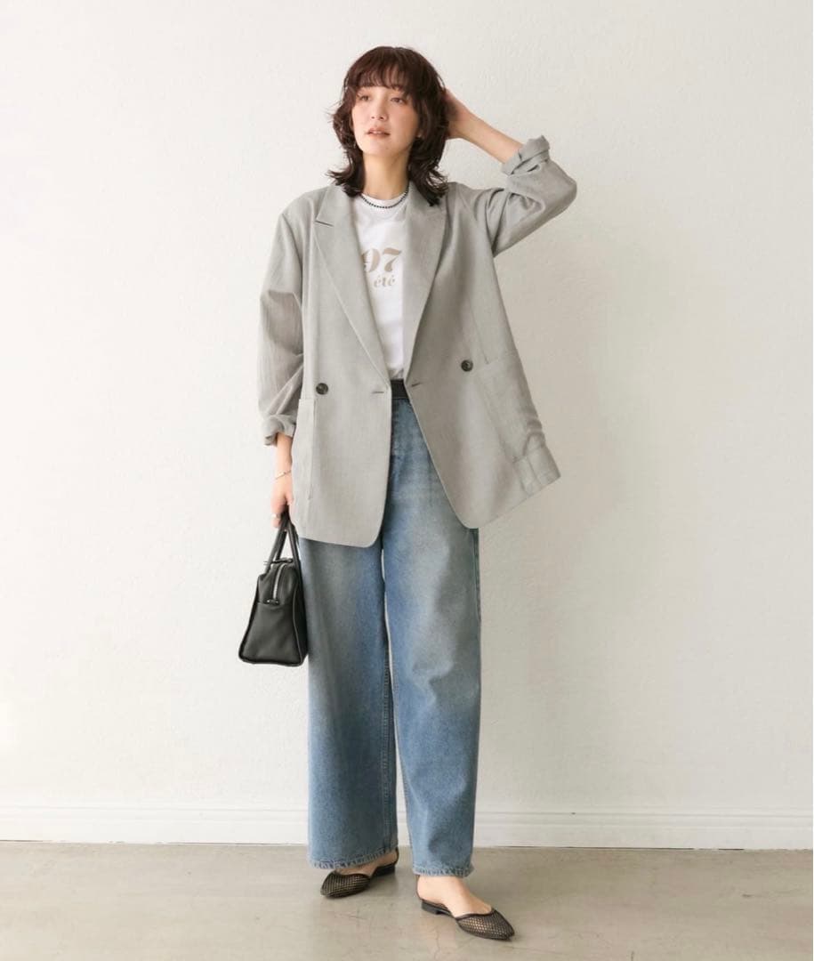 リヴドロワ　ジャケット　グレー　Fサイズ