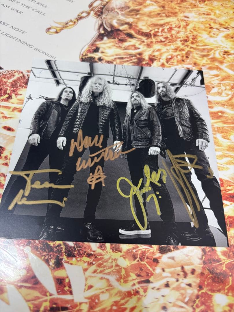 LP Megadeth メガデス × Kerrang! ケラング! サイン付き!