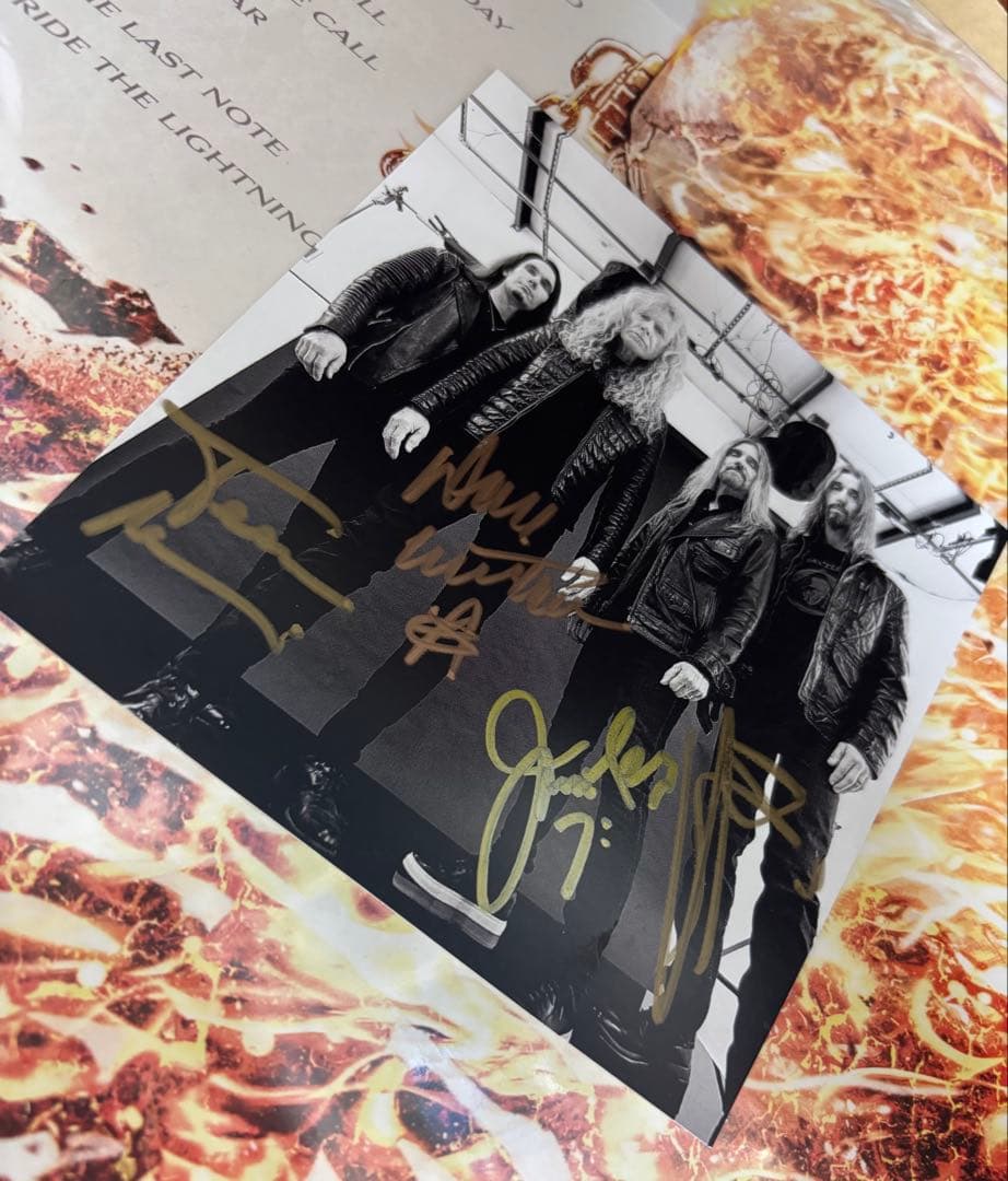 LP Megadeth メガデス × Kerrang! ケラング! サイン付き!