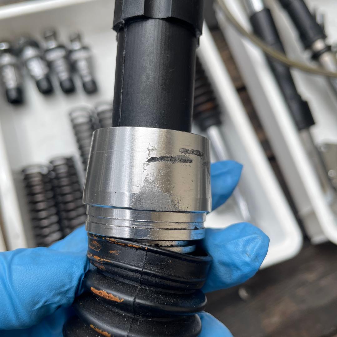 【シャリー用】5cmローダウン＆ディスク付 純正タイプフロントフォーク キット