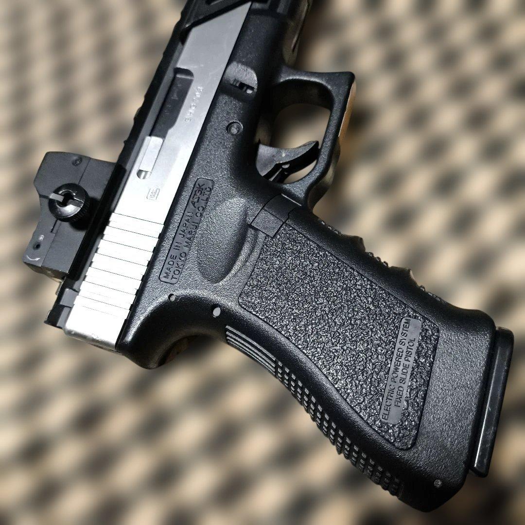 東京マルイ製　グロック18C　電動ハンドガン　レール　サイレンサー　ドットサイト