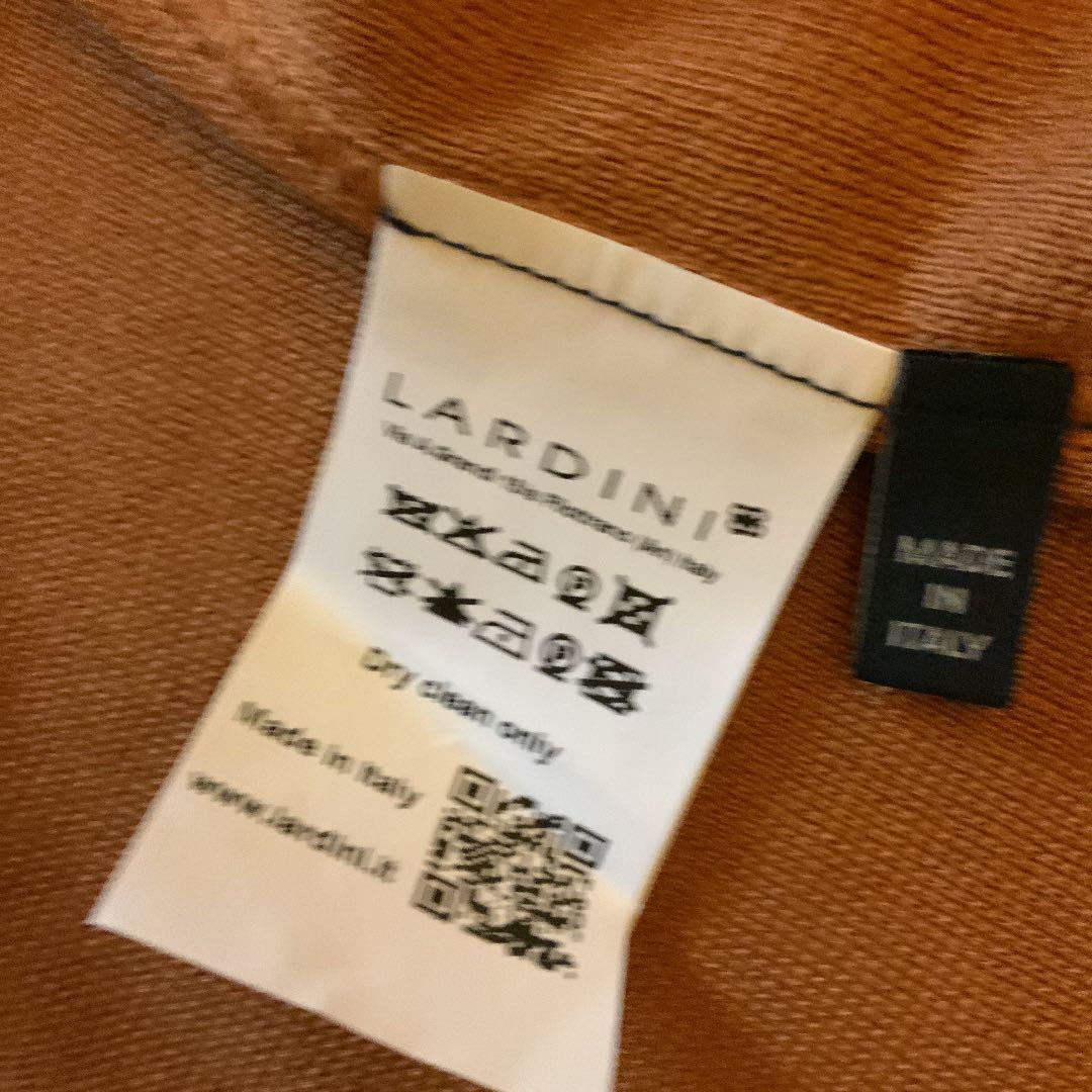 [希少カラーテラコッタ新品]LARDINI ニットジャケット