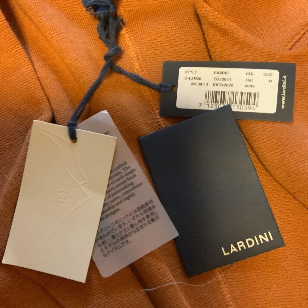 [希少カラーテラコッタ新品]LARDINI ニットジャケット