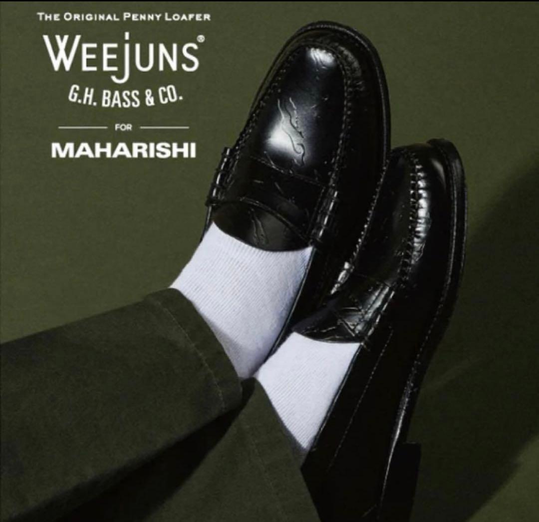 完売品　G.H BASS × MAHARISHI ローファー　カモ柄　迷彩