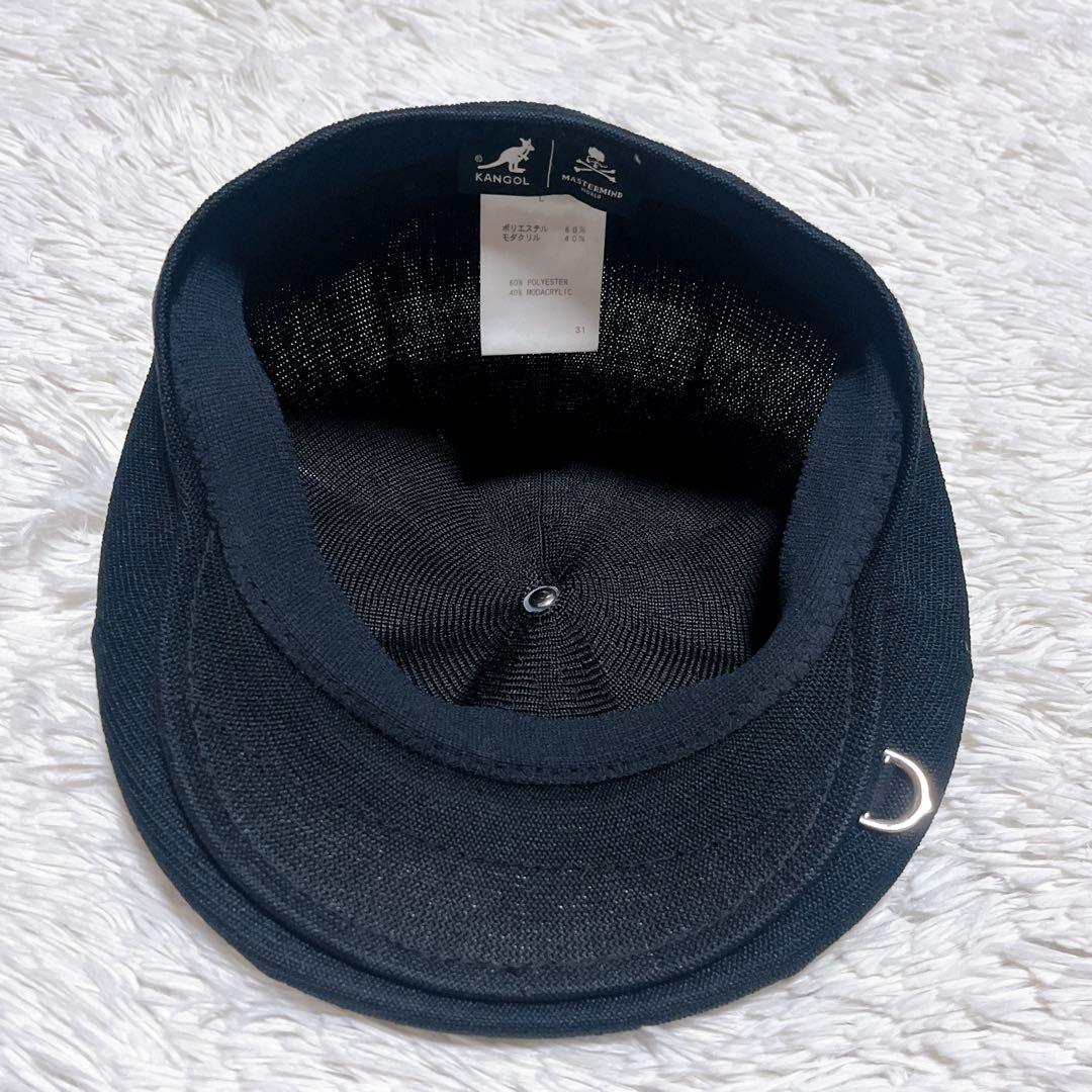 【2WAY】カンゴール　マスターマインド　コラボ　ハンチング　ベレー帽　L 黒