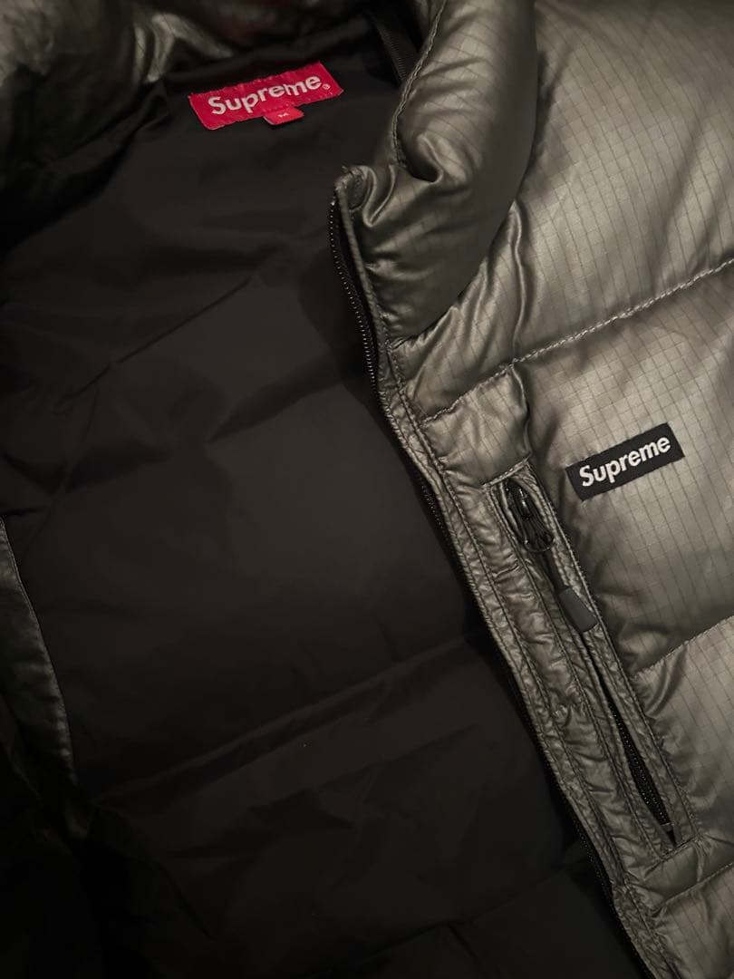 【良品】supreme Silver Ski Vest