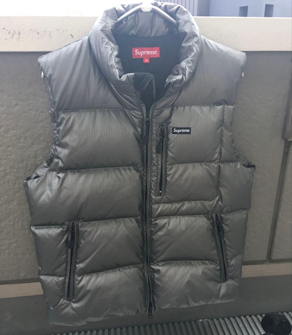 【良品】supreme Silver Ski Vest