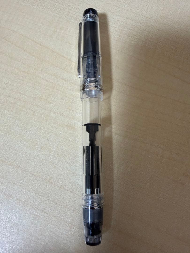 PILOT 万年筆 カスタムヘリテイジ92 透明軸Fニブ 2本セット