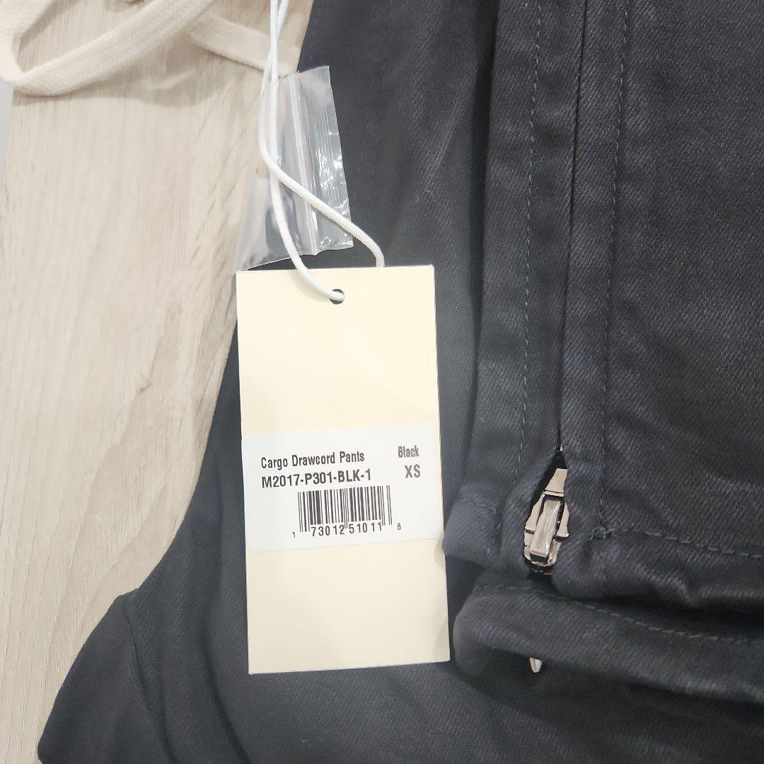 パンツ mnml ZIP CARGO DRAWCORD PANTS / BLACK9