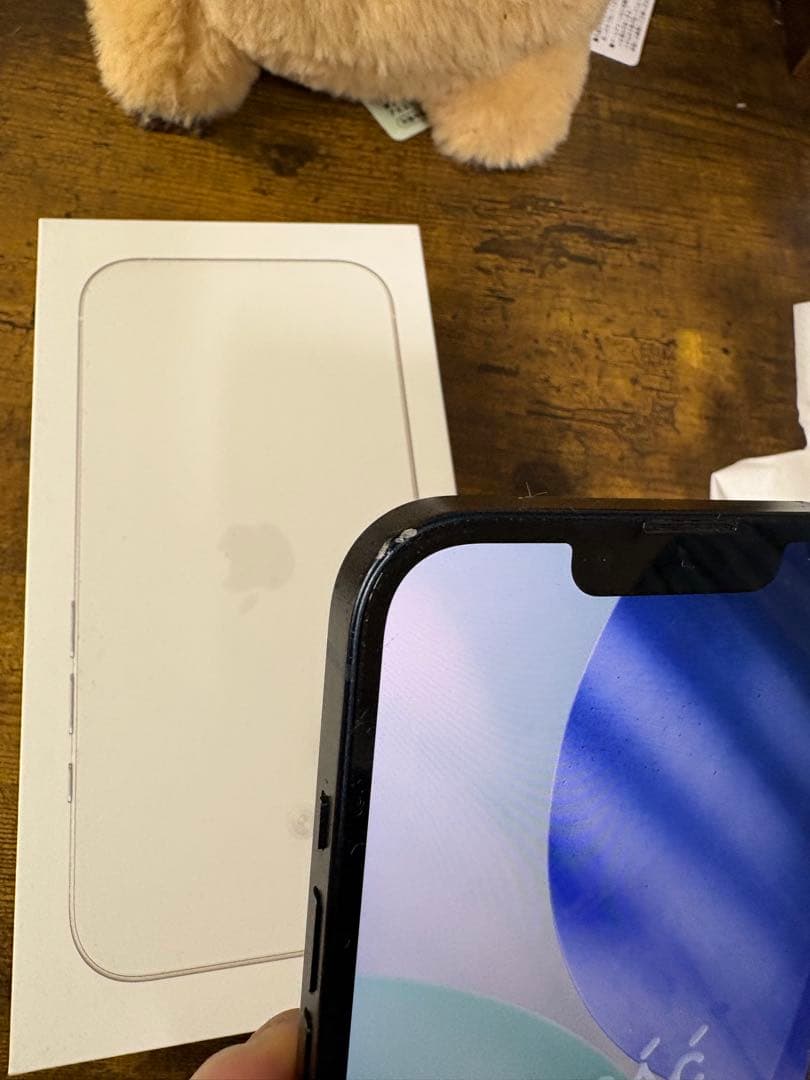 iPhone 13 128GB ブラック SIMフリー 傷あり バッテリー78%