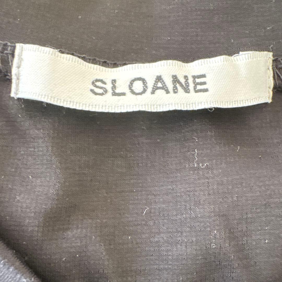 佐藤佳菜子SLOANE バブルのロンT ブラック