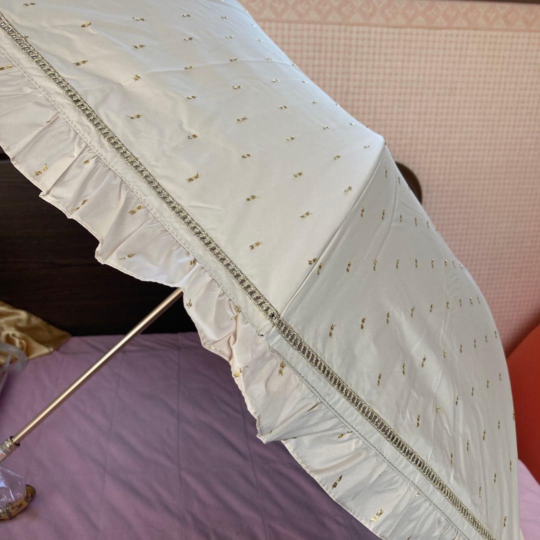 新品JILL STUART 折りたたみ日傘一級遮光　晴雨兼用ジルスチュアート