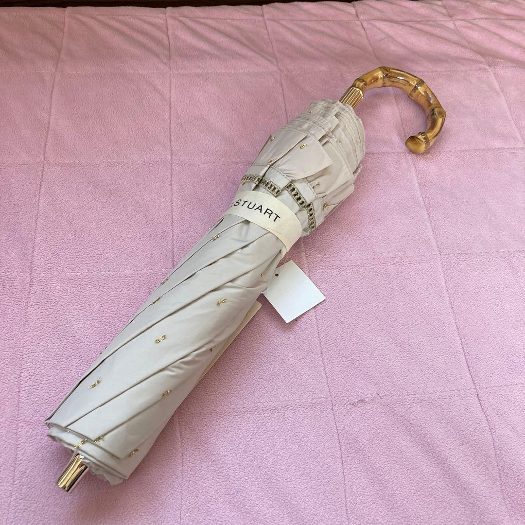 新品JILL STUART 折りたたみ日傘一級遮光　晴雨兼用ジルスチュアート