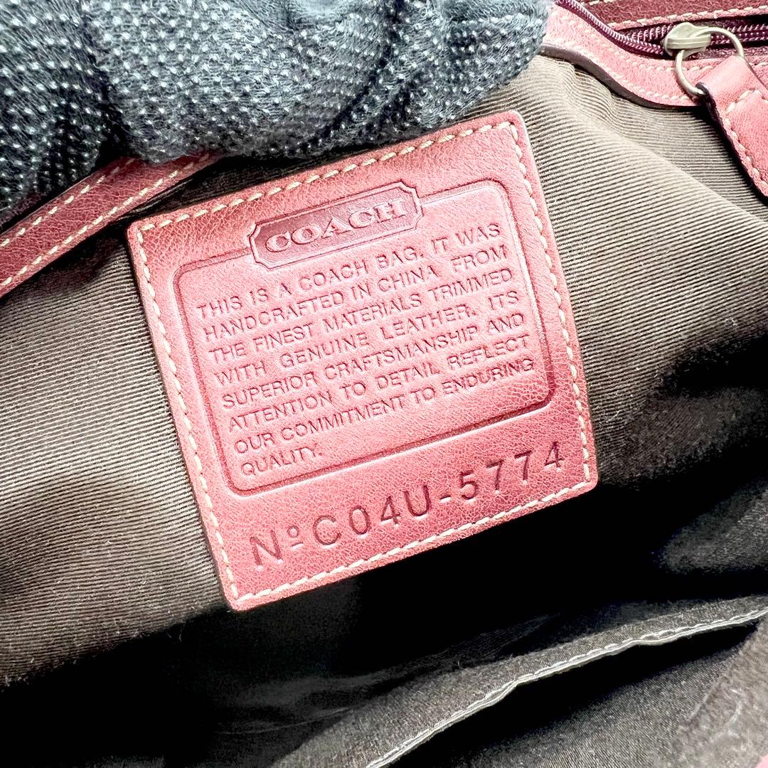 専用Coach 5774 Soho Signature Totebag y2k