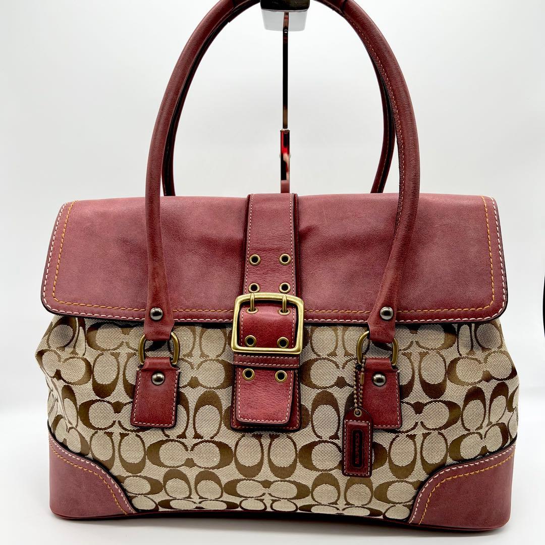 専用Coach 5774 Soho Signature Totebag y2k