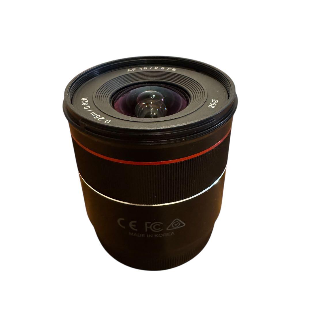 【美品】SAMYANG AF 18/2.8 FE ソニーEマウント　単焦点レンズ