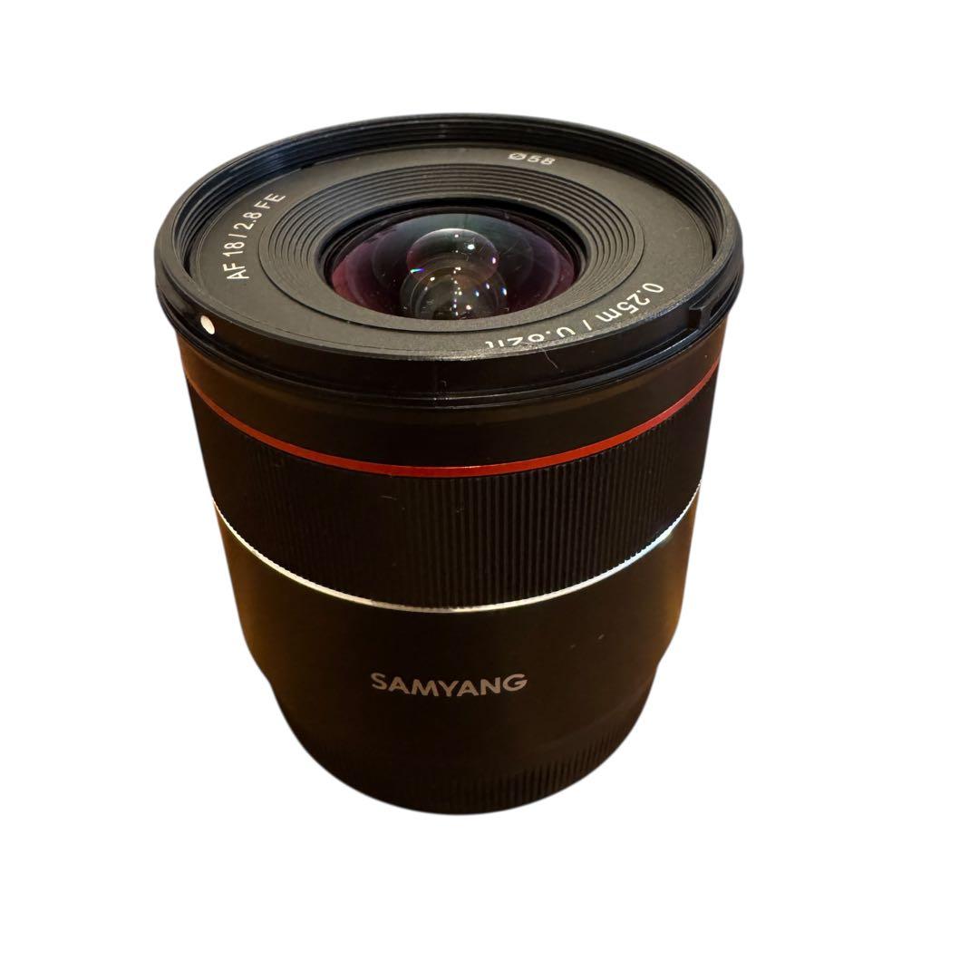 【美品】SAMYANG AF 18/2.8 FE ソニーEマウント　単焦点レンズ