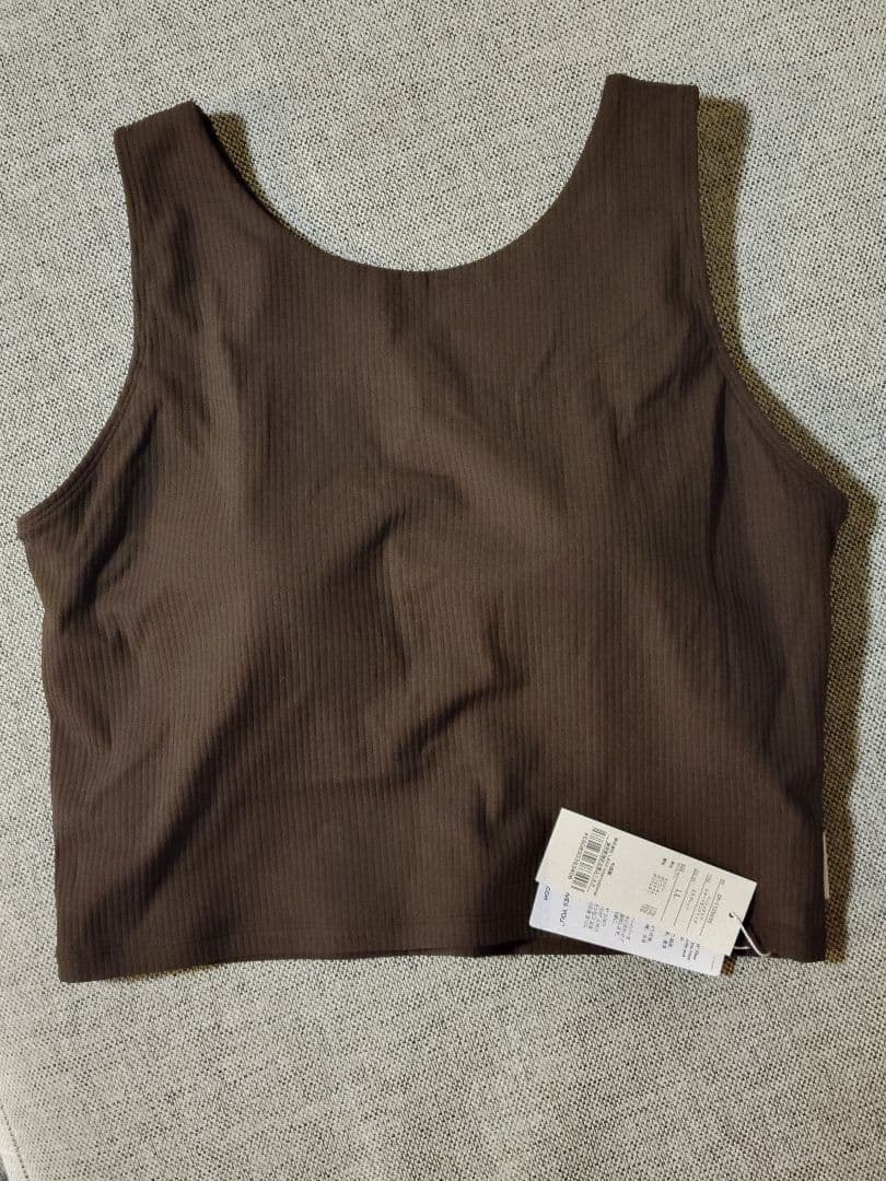 【新品】SUKALAベーシックリブショートタンクトップ LL 吸水速乾、抗菌防臭