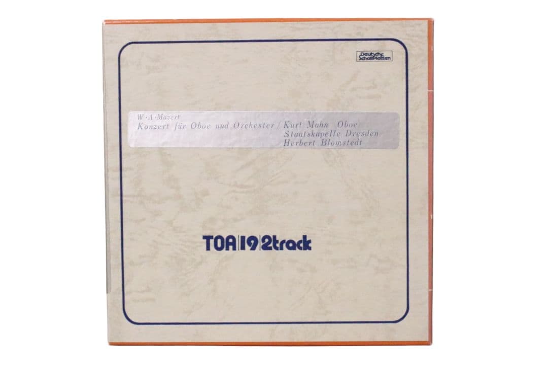 【TOA/19/2track】オープンリールテープ モーツァルト オーボエ協奏曲