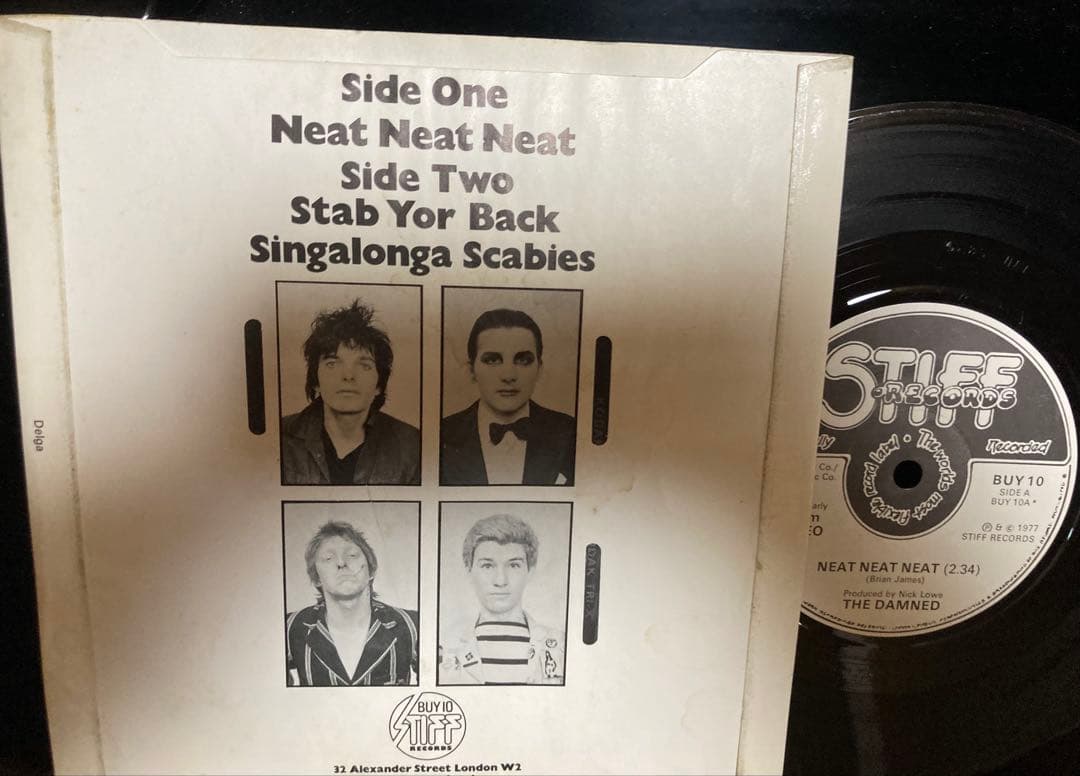 輸入盤7インチ　ダムド　The Damned Neat Neat Neat