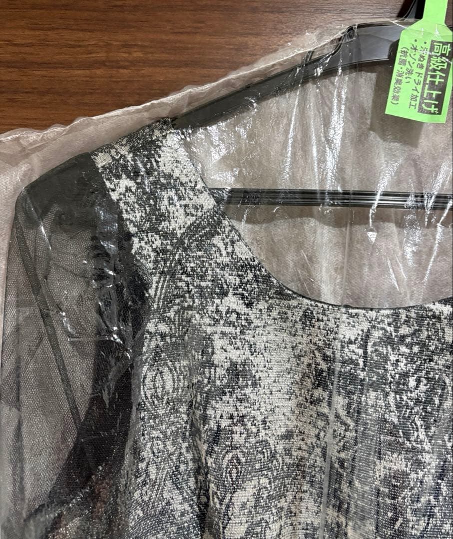 ※nonさま専用※【リルアー】ショルダーリボンジャガードドレス/￼m long