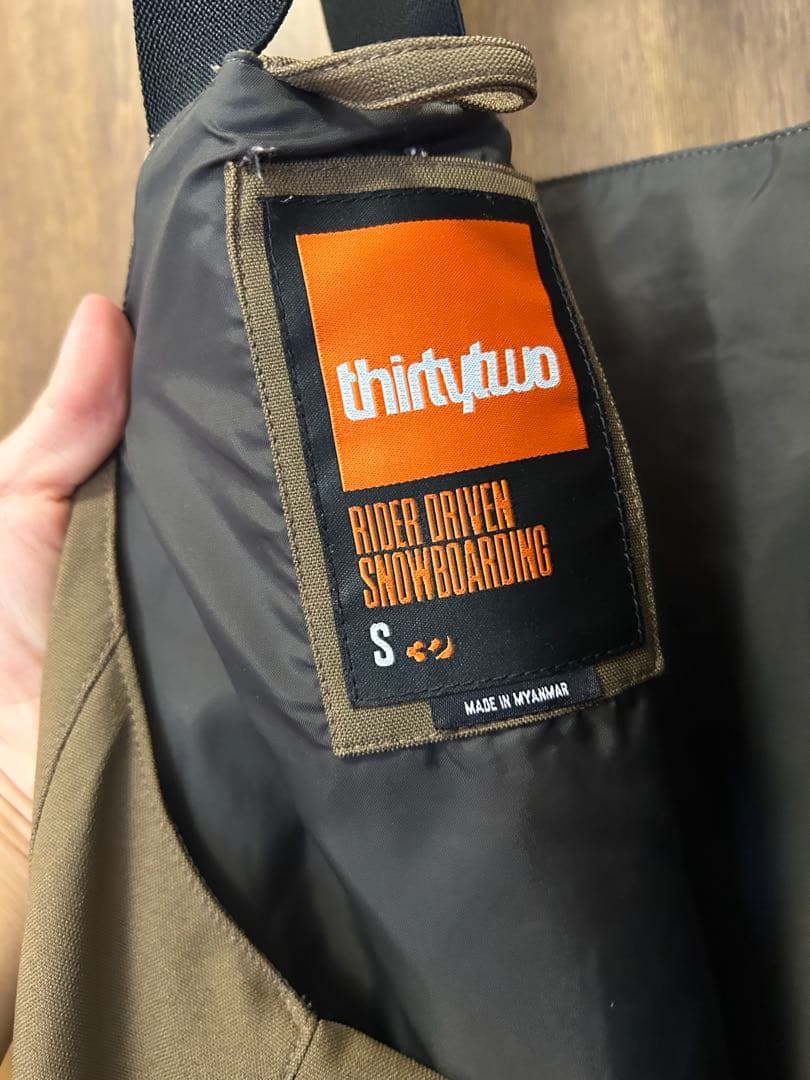 thirtytwo スノーボードウェア S ビブパン