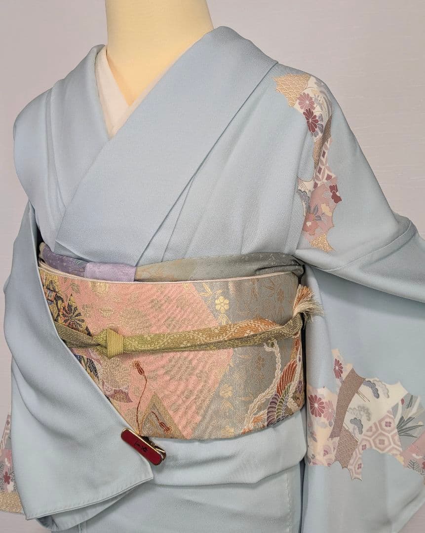 54 トールサイズ附下げ２点セット　付下げ　袋帯