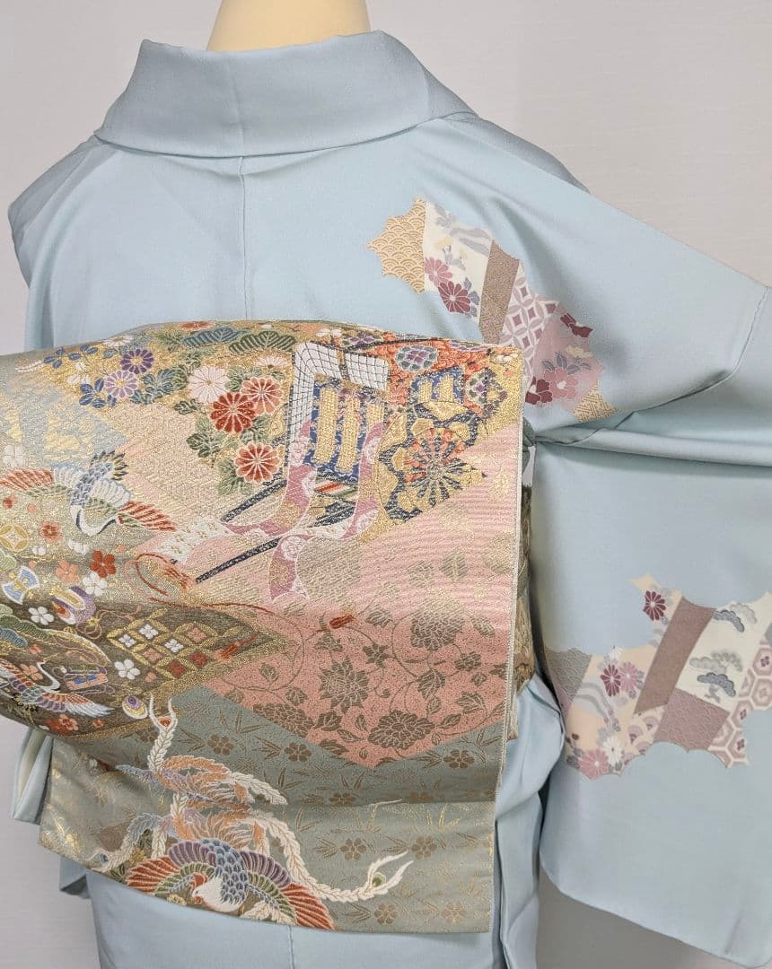 54 トールサイズ附下げ２点セット　付下げ　袋帯