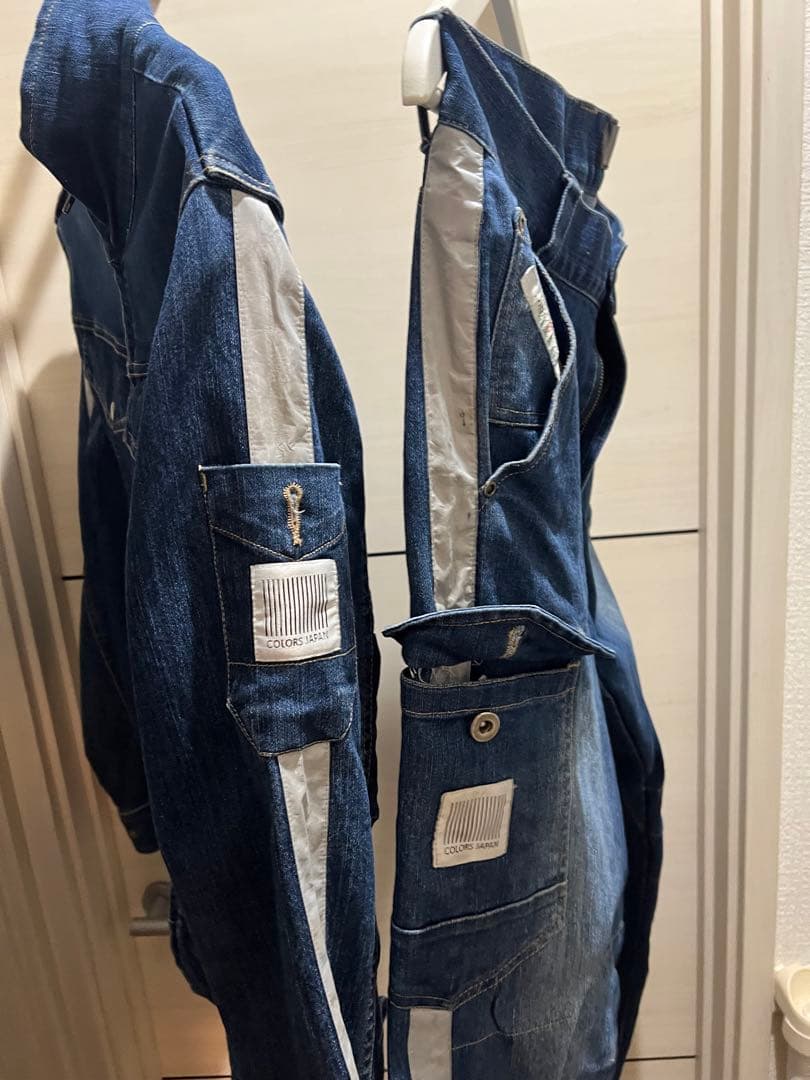 超激レア　作業着　ディノベーション　Dinnovation  ラインデニム