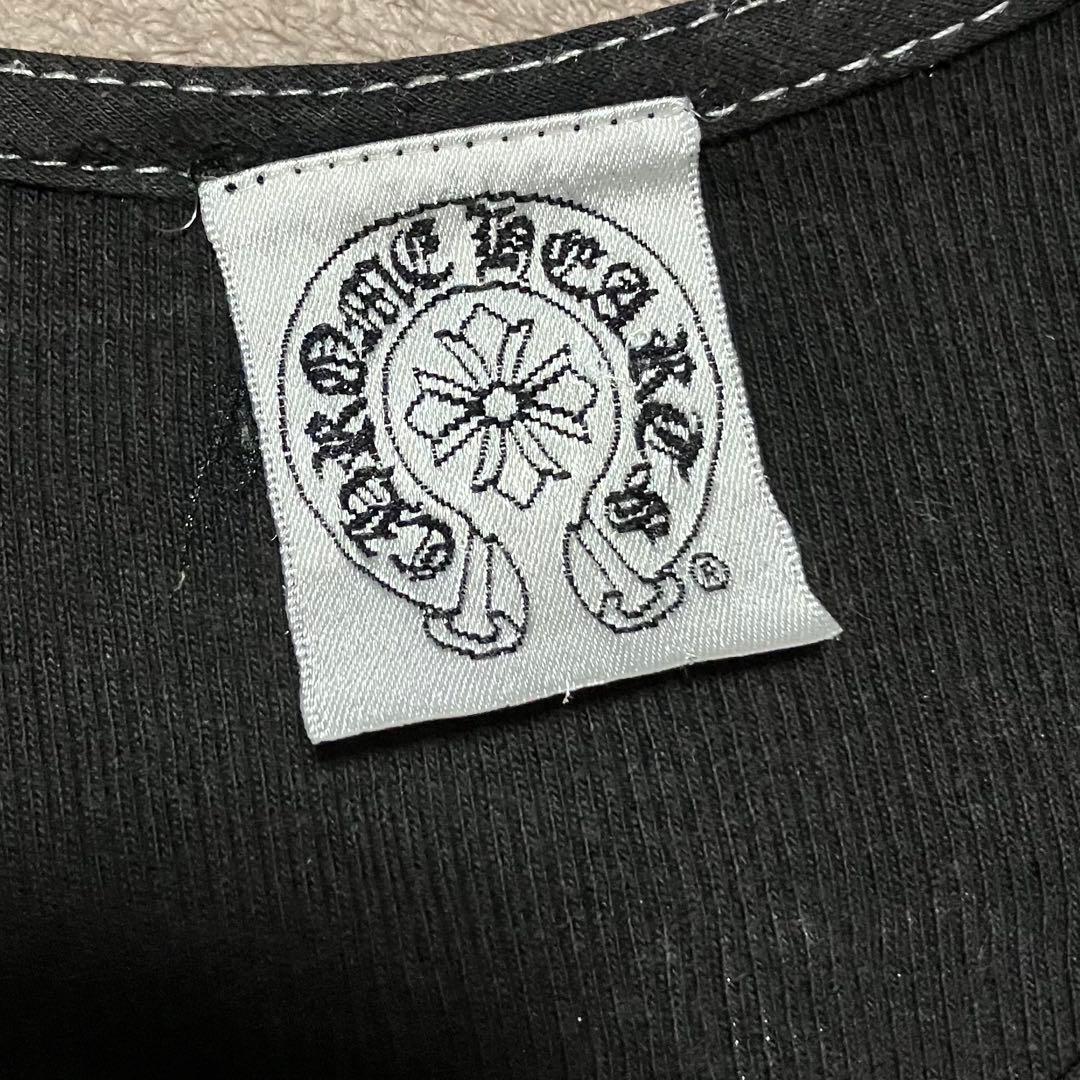 クロムハーツ タンクトップ メンズ サイドロゴ オールド ファックユー ブラック