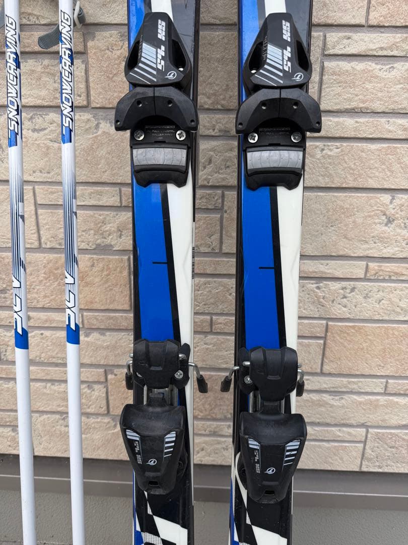 ELANジュニアカービングスキー板140cmストック100cmブーツ25cm3点