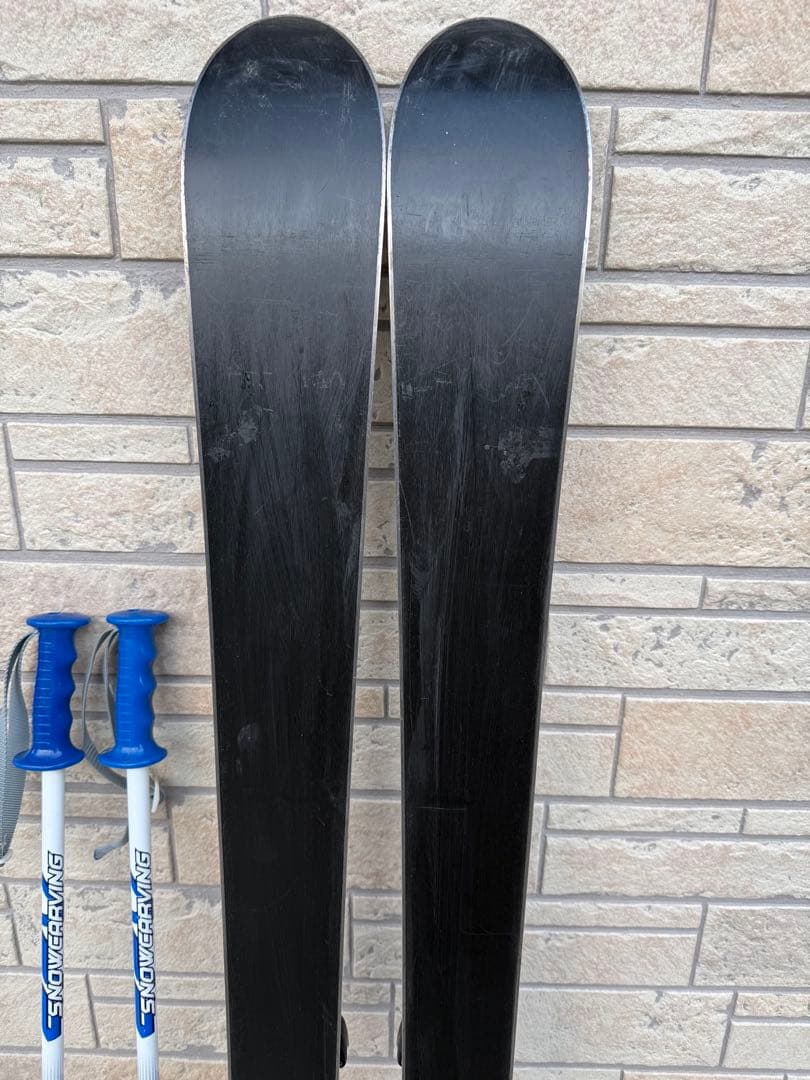 ELANジュニアカービングスキー板140cmストック100cmブーツ25cm3点