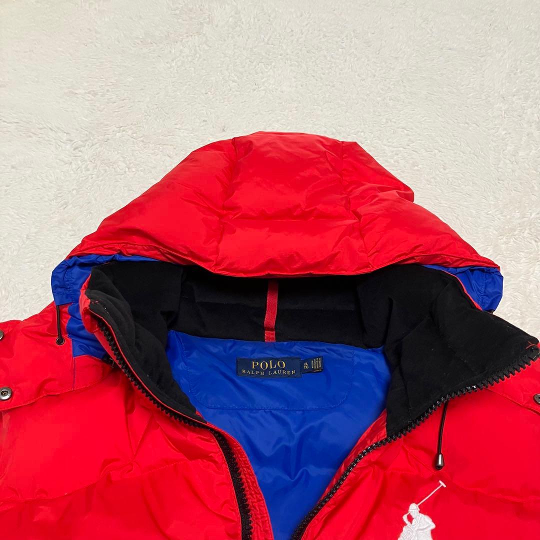 ⭐︎極美品⭐︎人気⭐︎ポロラルフローレン 刺繍ロゴ ビッグポニー ダウンベスト2way