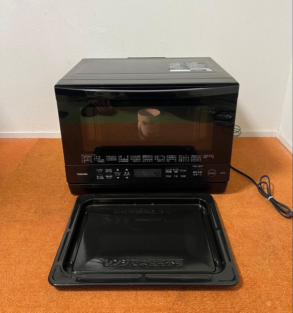 美品 東芝 2023年製 1000W 石窯ドーム 庫内容量 26L